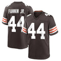 Davalo C.Browns #44 Harold Fannin Jr. Player Brown Home Game Stitched Jerseys