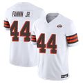Davalo C.Browns #44 Harold Fannin Jr. Player White Limited Vapor F.U.S.E. Alternate Game Stitched Jerseys
