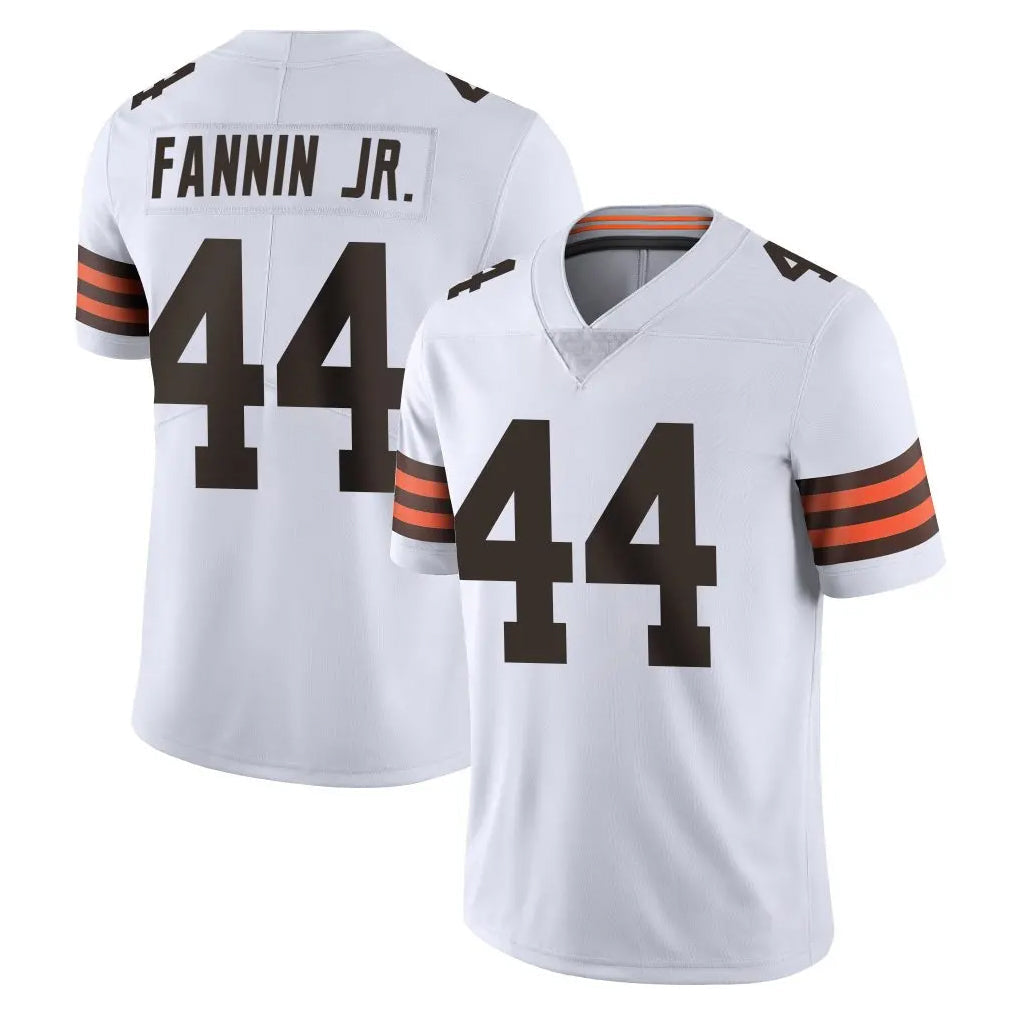 Davalo C.Browns #44 Harold Fannin Jr. Player White Vapor Untouchable Limited Home Game Stitched Jerseys