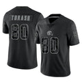 Davalo C.Browns #80 Jamari Thrash Player Black Reflective Home Game Stitched Jerseys
