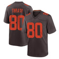 Davalo C.Browns #80 Jamari Thrash Player Brown Alternate Home Game Stitched Jerseys