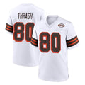 Davalo C.Browns #80 Jamari Thrash Player White Alternate Home Game Stitched Jerseys
