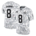 Davalo C.Browns #8 Dillon Gabriel Player Arctic Camo Salute to Service Limited Home Game Stitched Jerseys