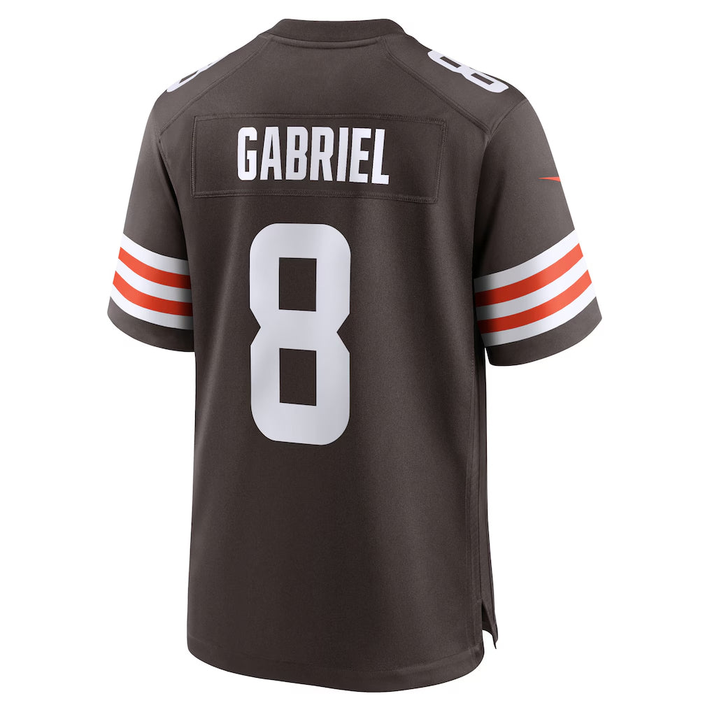 Davalo C.Browns #8 Dillon Gabriel Player Brown Home Game Stitched Jerseys