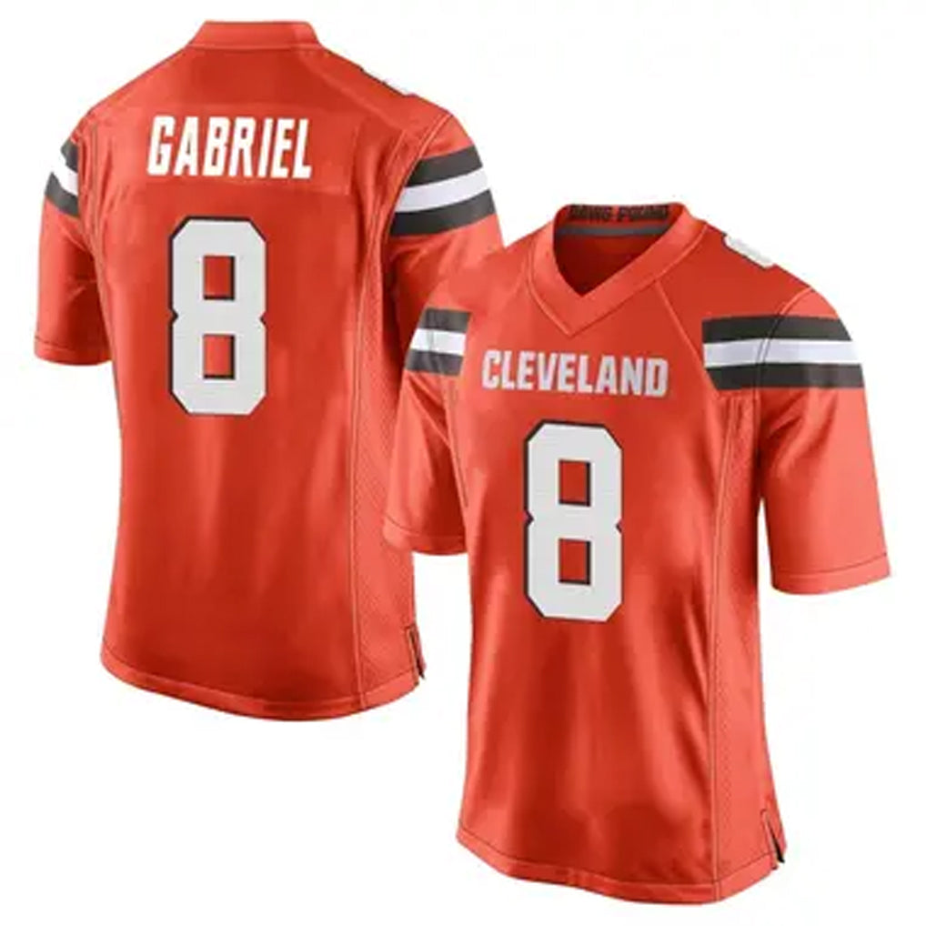 Davalo C.Browns #8 Dillon Gabriel Player Orange Game Stitched Jerseys