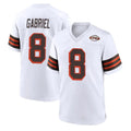 Davalo C.Browns #8 Dillon Gabriel Player White Alternate Home Game Stitched Jerseys