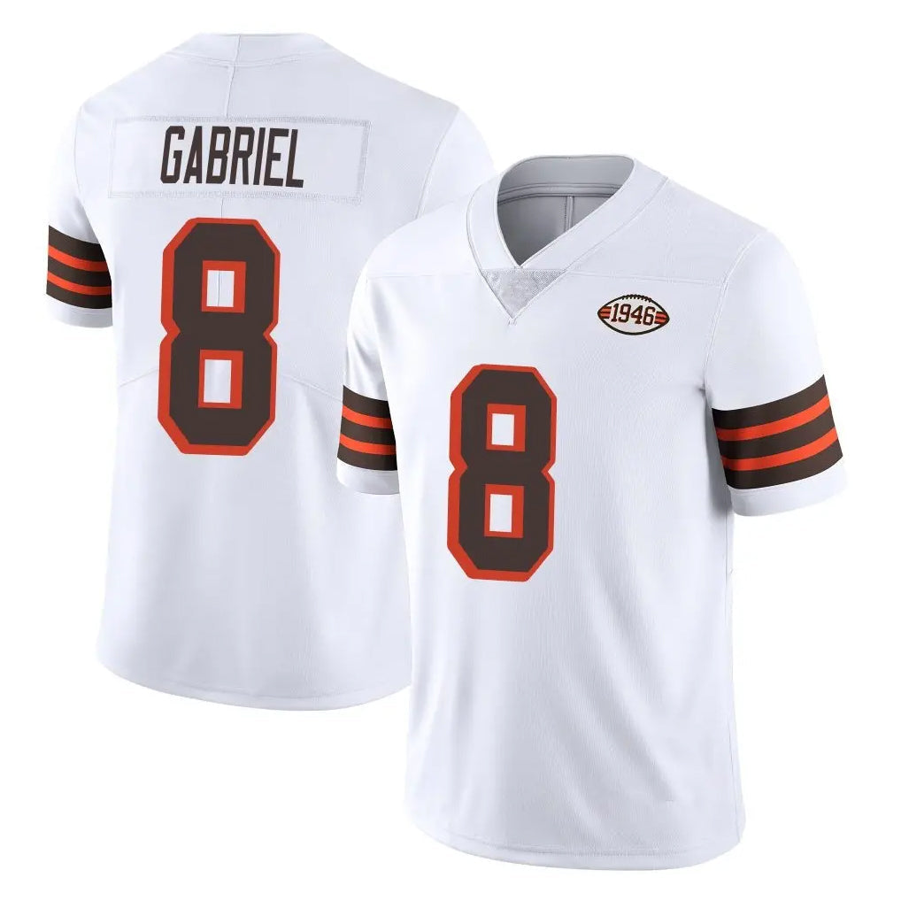 Davalo C.Browns #8 Dillon Gabriel Player White Limited  Vapor 1946 Collection Alternate Game Stitched Jerseys