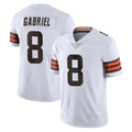 Davalo C.Browns #8 Dillon Gabriel Player White Vapor Untouchable Limited Home Game Stitched Jerseys
