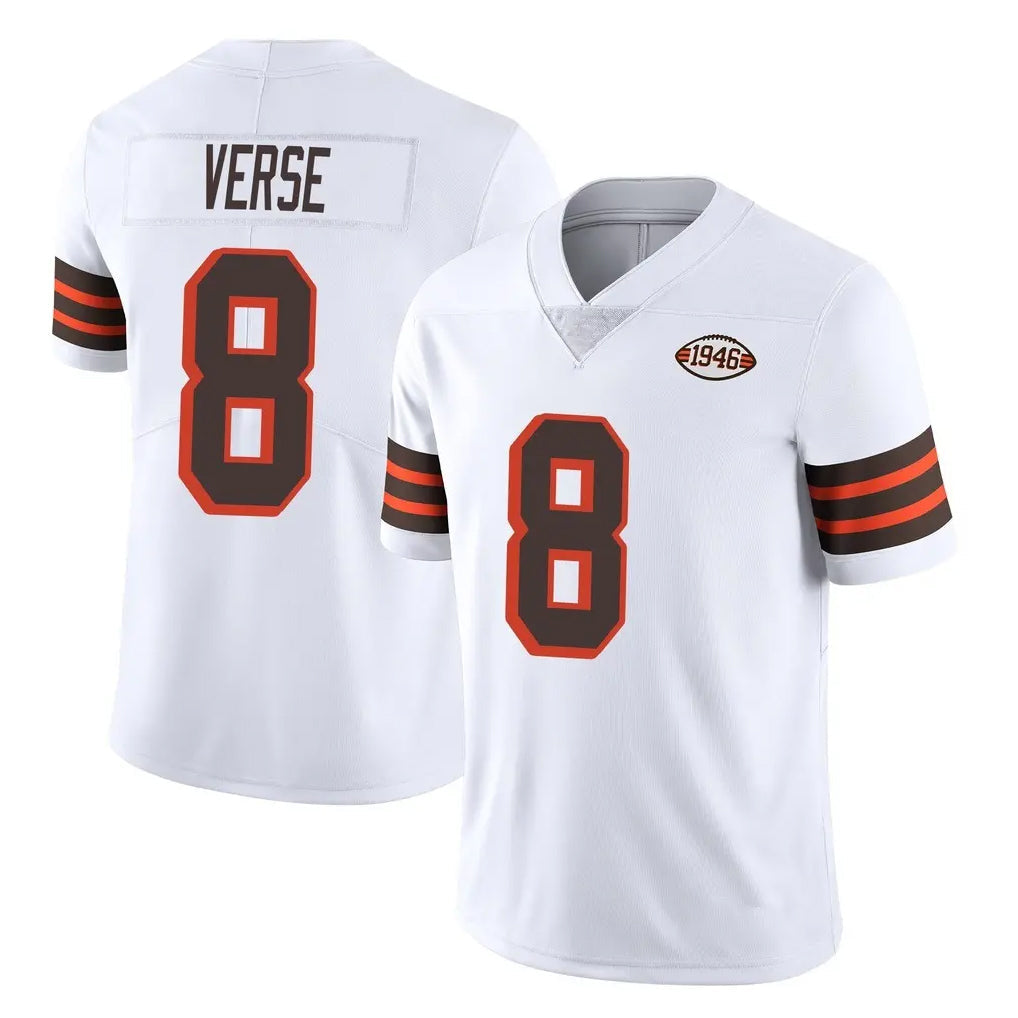 Davalo C.Browns #8 Jared Verse Player White Limited  Vapor 1946 Collection Alternate Game Stitched Jerseys