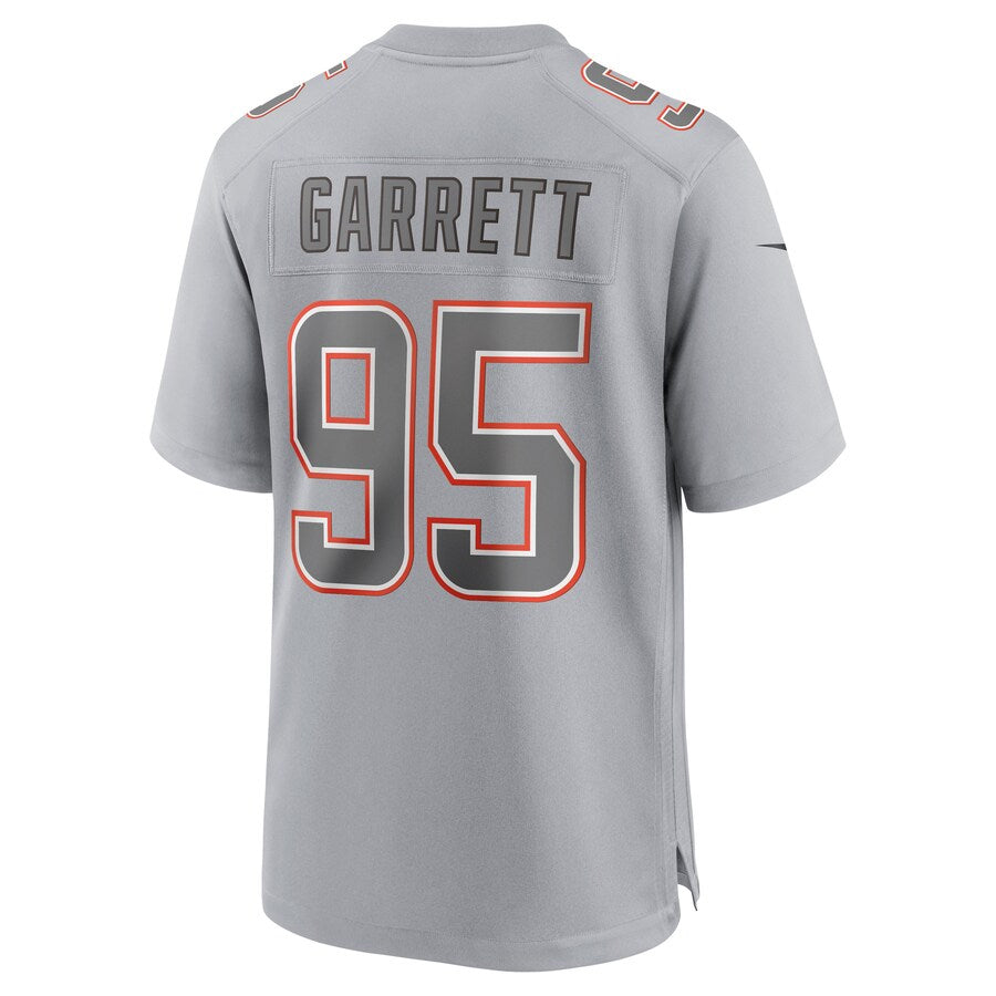 Davalo C.Browns #95 Myles Garrett Player Gray Fashion Game Stitched Jerseys