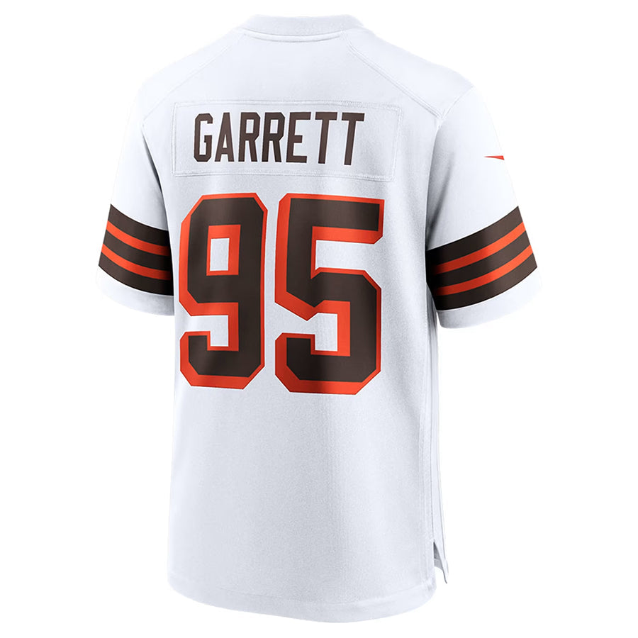 Davalo C.Browns #95 Myles Garrett Player WHITE Alternate Game Stitched Jerseys