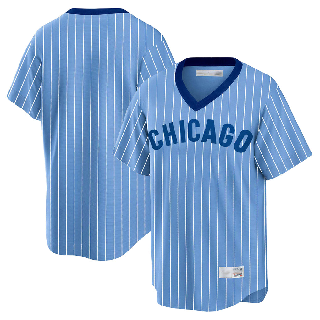 Davalo C.Cubs Blue T-shirt Cooperstown Collection Limited Blank Player Stitched Jerseys