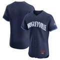 Davalo C.Cubs Navy City Connect Limited Elite Home Game Blank Player Stitched Jerseys