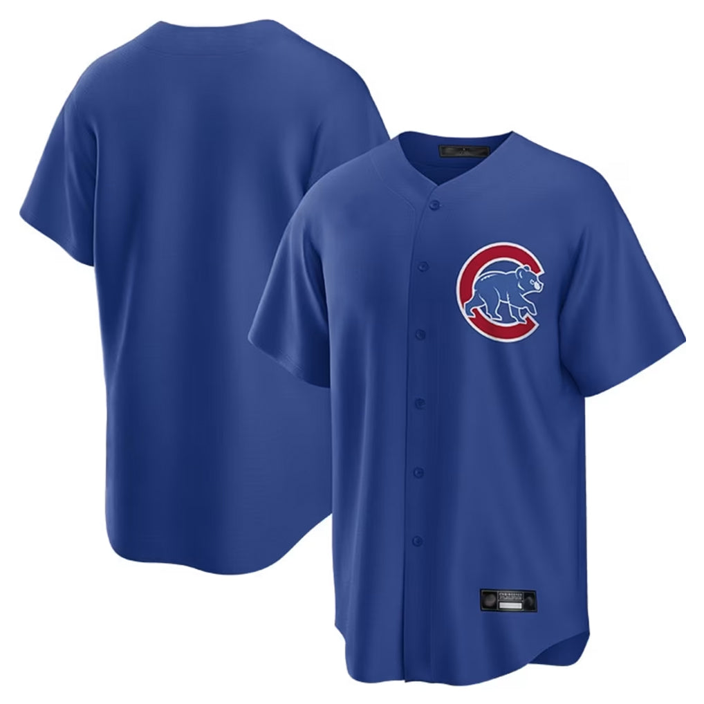 Davalo C.Cubs Royal Home Game Blank Player Stitched Jerseys
