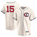 Davalo C.Cubs #15 Carson Kelly Player Cream Field of Dreams Limited Home Game Stitched Jerseys