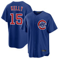 Davalo C.Cubs #15 Carson Kelly Player Royal Home Game Stitched Jerseys