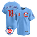 Davalo C.Cubs #18 Shota Imanaga Player Light Blue 150th Anniversary Limited Home Stitched Jerseys