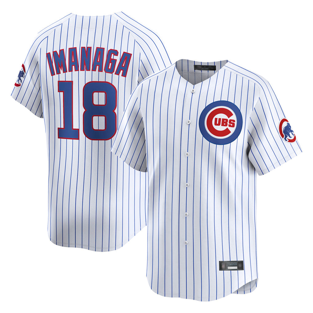 Davalo C.Cubs #18 Shota Imanaga Player White Limited Home Game Stitched Jerseys