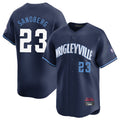 Davalo C.Cubs #23 Ryne Sandberg Player Navy City Connect Limited Home Stitched Jerseys