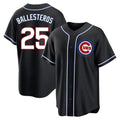 Davalo C.Cubs #25 Mois¡§|s Ballesteros Player Black Fashion Out Game Stitched Jerseys