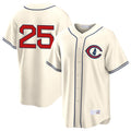 Davalo C.Cubs #25 Mois¡§|s Ballesteros Player Cream Field of Dreams Home Game Stitched Jerseys