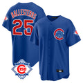 Davalo C.Cubs #25 Mois¡§|s Ballesteros Player Royal 150th Anniversary Home Game Stitched Jerseys