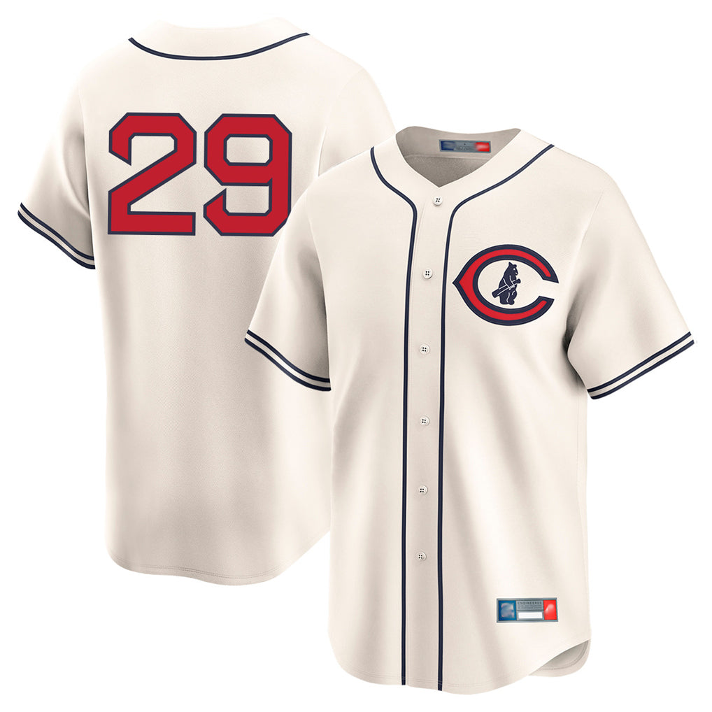 Davalo C.Cubs #29 Michael Busch Player Cream Field of Dreams Limited Home Game Stitched Jerseys