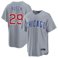 Davalo C.Cubs #29 Michael Busch Player Gray Home Game Stitched Jerseys