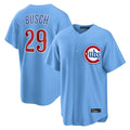 Davalo C.Cubs #29 Michael Busch Player Light Blue Home Game Stitched Jerseys