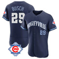 Davalo C.Cubs #29 Michael Busch Player Navy City Connect 150th Anniversary Limited Elite Home Stitched Jerseys