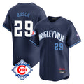 Davalo C.Cubs #29 Michael Busch Player Navy City Connect 150th Anniversary Limited Home Stitched Jerseys