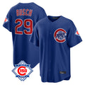 Davalo C.Cubs #29 Michael Busch Player Royal 150th Anniversary Home Game Stitched Jerseys