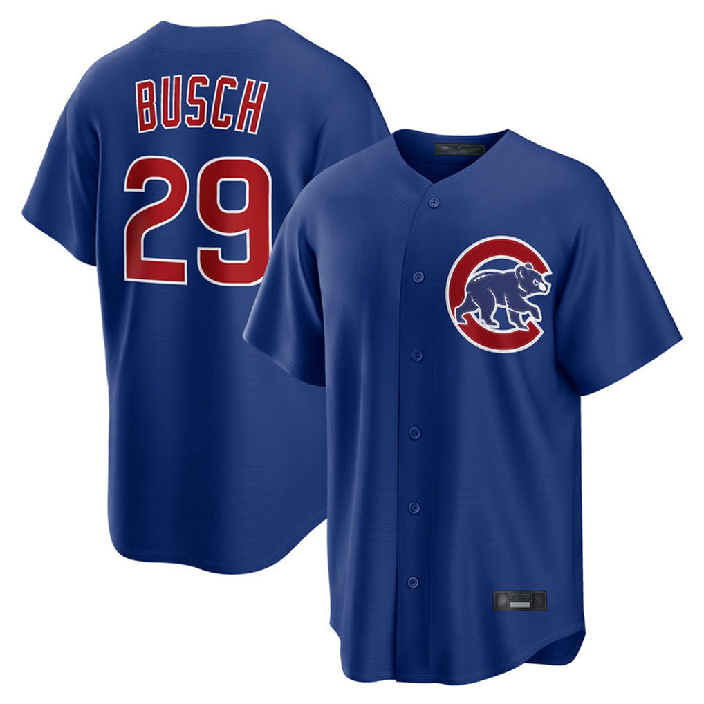 Davalo C.Cubs #29 Michael Busch Player Royal Home Game Stitched Jerseys