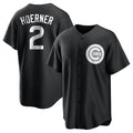 Davalo C.Cubs #2 Nico Hoerner Player Black Game Stitched Jerseys