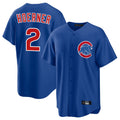 Davalo C.Cubs #2 Nico Hoerner Player Royal Home Game Stitched Jerseys