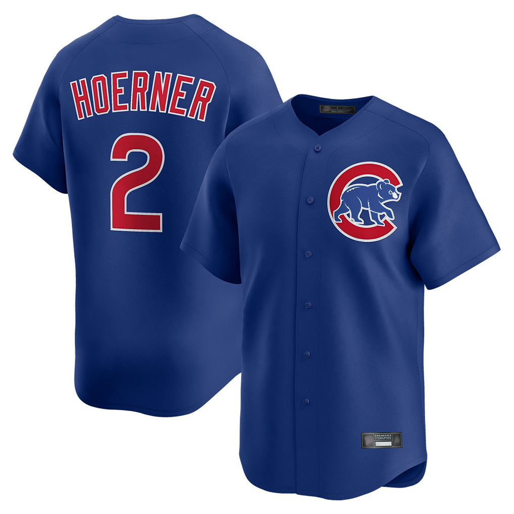 Davalo C.Cubs #2 Nico Hoerner Player Royal Limited Home Stitched Jerseys