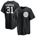Davalo C.Cubs #31 Greg Maddux Player Black Game Stitched Jerseys