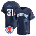 Davalo C.Cubs #31 Greg Maddux Player Navy City Connect 150th Anniversary Limited Home Stitched Jerseys