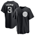 Davalo C.Cubs #3 Alex Bregman Black Game Stitched Jerseys