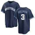 Davalo C.Cubs #3 Alex Bregman Navy City Connect Home Game Stitched Jerseys