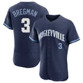Davalo C.Cubs #3 Alex Bregman Navy City Connect Limited Elite Home Stitched Jerseys