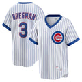 Davalo C.Cubs #3 Alex Bregman White T-shirt Cooperstown Collection Limited Stitched Jerseys