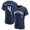 Davalo C.Cubs #4 Pete Crow-Armstrong Player Navy City Connect Limited Elite Home Stitched Jerseys