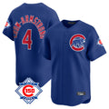 Davalo C.Cubs #4 Pete Crow-Armstrong Player Royal 150th Anniversary Limited Home Stitched Jerseys