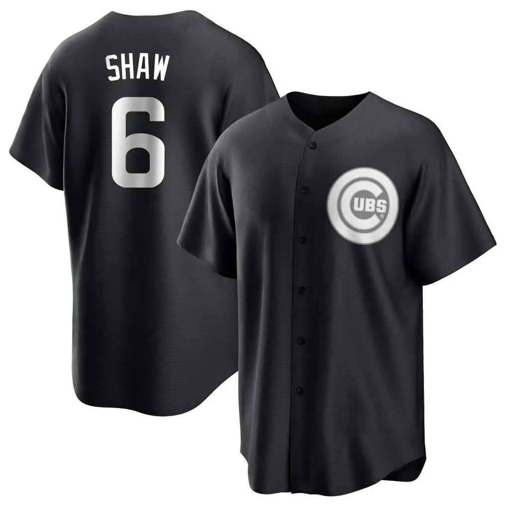 Davalo C.Cubs #6 Matt Shaw Player Black Game Stitched Jerseys