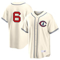 Davalo C.Cubs #6 Matt Shaw Player Cream Field of Dreams Home Game Stitched Jerseys