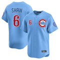 Davalo C.Cubs #6 Matt Shaw Player Light Blue Limited Home Stitched Jerseys