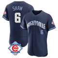 Davalo C.Cubs #6 Matt Shaw Player Navy City Connect 150th Anniversary Limited Elite Home Stitched Jerseys
