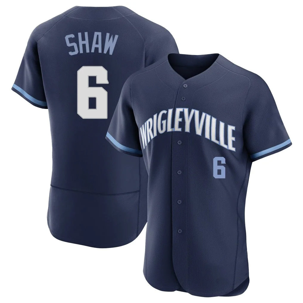 Davalo C.Cubs #6 Matt Shaw Player Navy City Connect Limited Elite Home Stitched Jerseys
