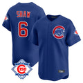 Davalo C.Cubs #6 Matt Shaw Player Royal 150th Anniversary Limited Home Stitched Jerseys